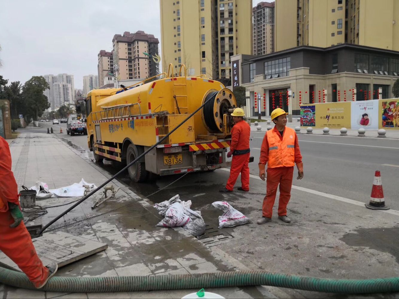 南县排污管道清淤-管道清洗